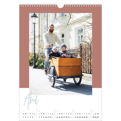 Calendarios A3 — Marcos de la tierra [Abril]