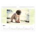 Calendario A4 horizontal — Fondos de acuarela [Abril]