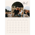 Calendario personalizado doble A4 — Arco de recuerdos [Abril]
