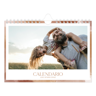 Calendario personalizado A5 — Efecto pincel [portada]