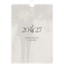 Calendario personalizado A5 — Iniciales en flor [portada]