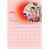 Calendario personalizado doble A4 — Degradado astrológico [Abril]