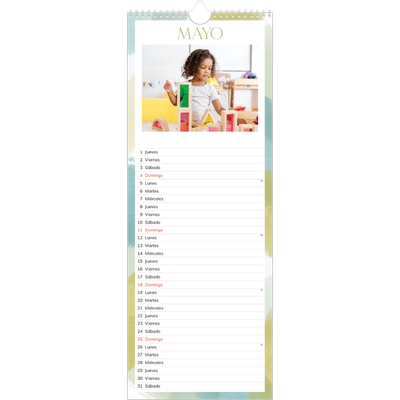 Calendario de cocina  — Efecto pincel [portada]