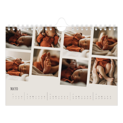 Calendario personalizado A5 — Recuerdos en movimiento [portada]