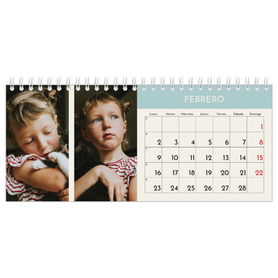 Calendarios de mesa — Capítulos pastel [Febrero]