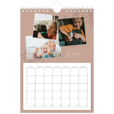 Calendario personalizado A5 — Con los pies en la tierra [Marzo]