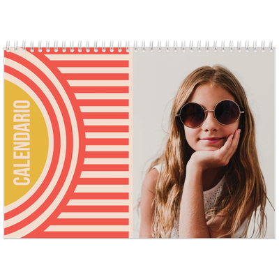 Calendario personalizado doble A4 — Brillante y bonito [portada]