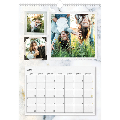 Calendarios A3 — Colección de fotos [Abril]