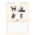 Calendario personalizado A5 — Gatos y garabatos [Febrero]