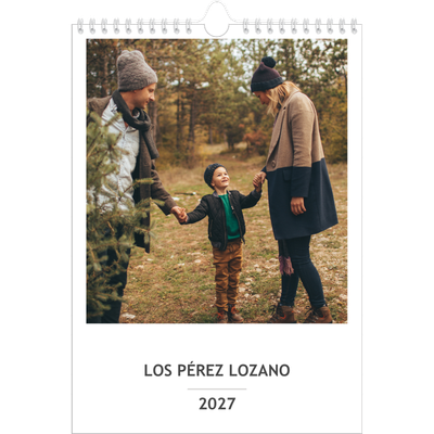 Planificadores familiares A4 — Planificador familiar simple - Familia de 3 [portada]