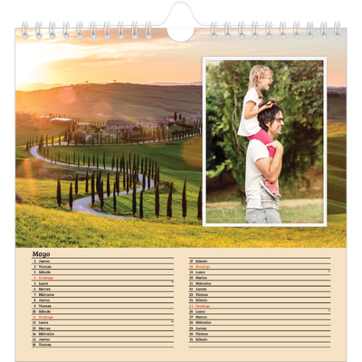 Calendarios Cuadrados — Cuatro estaciones [portada]