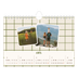 Calendario personalizado A5 — Patrones retro [Abril]