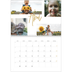 Calendario personalizado doble A4 — Rotulador dorado [Abril]