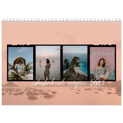 Calendario personalizado doble A4 — Pasión por la aventura [portada]