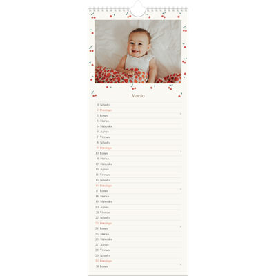 Calendario de cocina  — Pequeñas cerezas [Marzo]