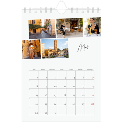 Calendario personalizado A5 — Descanso de la ciudad [Marzo]