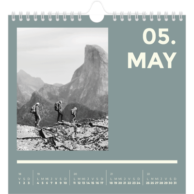 Calendarios Cuadrados — Contemporáneo atrevido [portada]