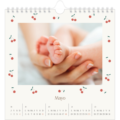 Calendarios Cuadrados — Pequeñas cerezas [portada]