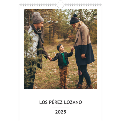 Planificador familiar A3 — Planificador familiar simple - Familia de 5 [portada]
