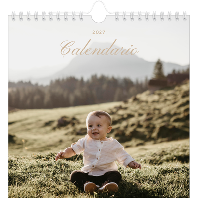Calendarios Cuadrados — Cajas de tiras de fotos [portada]
