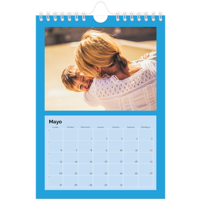 Calendario personalizado A5 — Brillante y llamativo [portada]