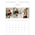 Calendario personalizado A4 — Cajas de tiras de fotos [Abril]