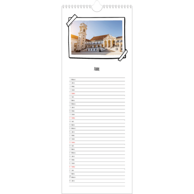 Calendario de cocina  — Momentos en retro [Abril]