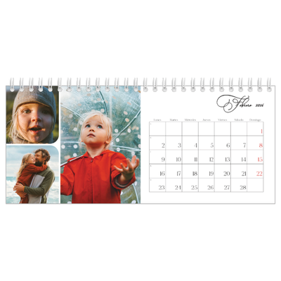 Calendarios de mesa — Fotos y caligrafía [Febrero]