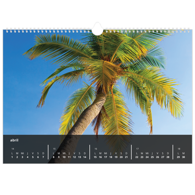 Calendario A3 horizontal — Complementos [Abril]