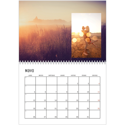 Calendario personalizado doble A4 — De vuelta a la naturaleza [portada]