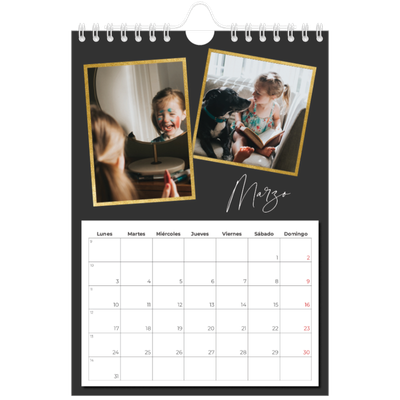 Calendario personalizado A5 — Tantos recuerdos [Marzo]