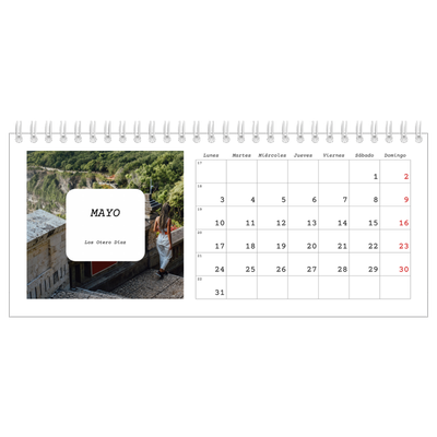 Calendarios de mesa — La historia completa [Mayo]