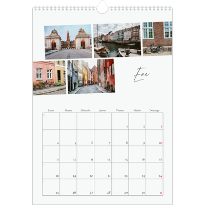 Calendarios A3 — Descanso de la ciudad [Enero]