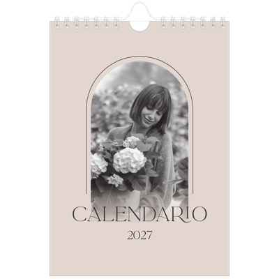 Calendario personalizado A5 — Botánica sencilla [portada]