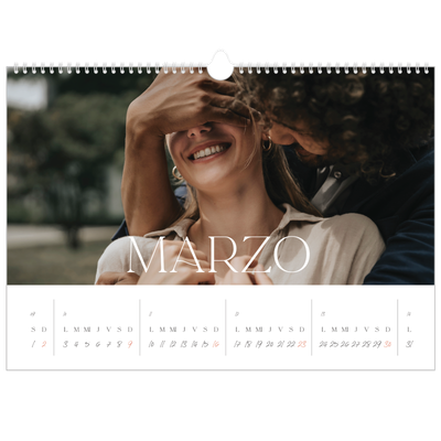 Calendario A3 horizontal — Más grandioso que la vida [Marzo]