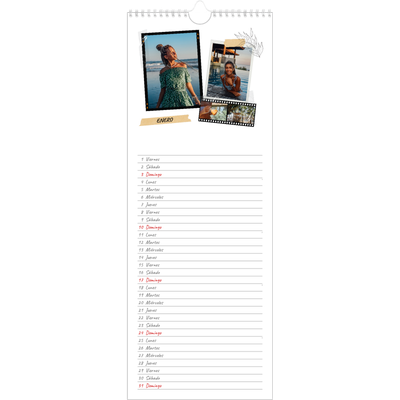 Calendario de cocina  — Scrapbook con estilo [Enero]