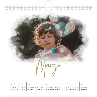 Calendarios Cuadrados — Efectos fotográficos [Marzo]
