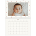 Calendario personalizado doble A4 — Pequeñas cerezas [Abril]