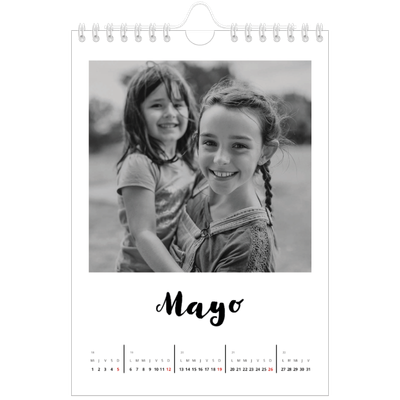 Calendario personalizado A5 — Escrito a mano [portada]