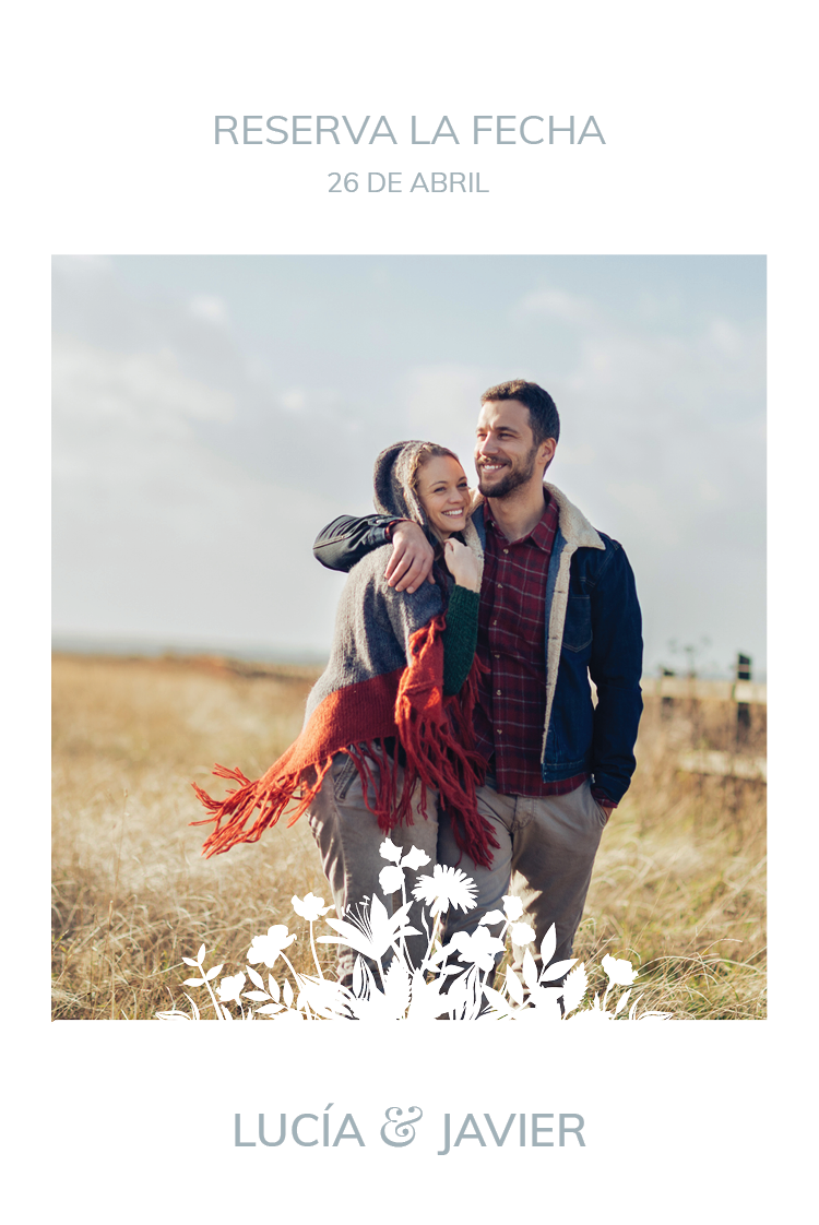 Save the date — Motivo floral