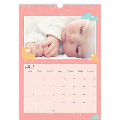 Calendarios A3 — Animalitos [Abril]