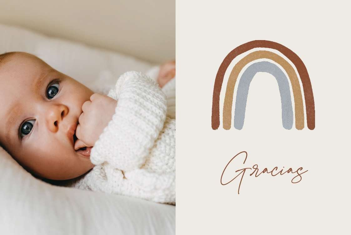 Tarjetas de agradecimiento — Bienvenida radiante