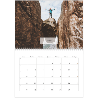 Calendario personalizado doble A4 — Calendario clásico [portada]