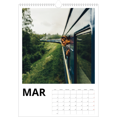 Calendarios A3 — White space [Marzo]