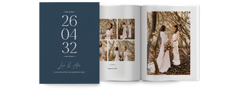 Álbum de fotos — Pizarra y serifas