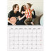 Calendario personalizado doble A4 — Pegatina de foto [portada]
