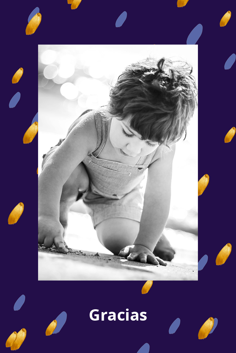 Tarjetas de agradecimiento — Manchas de pintura