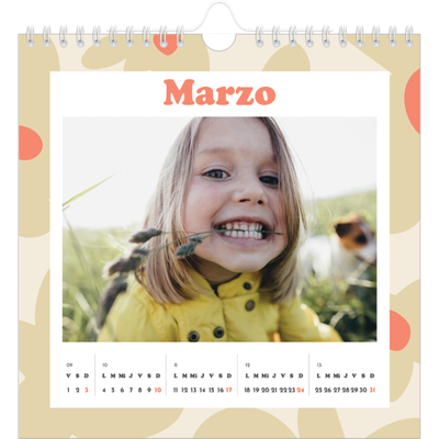 Calendarios Cuadrados — Juego de patrones [Marzo]