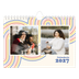 Calendario personalizado A5 — Líneas retro [portada]