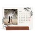 Calendario de mesa con base de madera - apaisado  — Tinta y hiedra [Marzo]